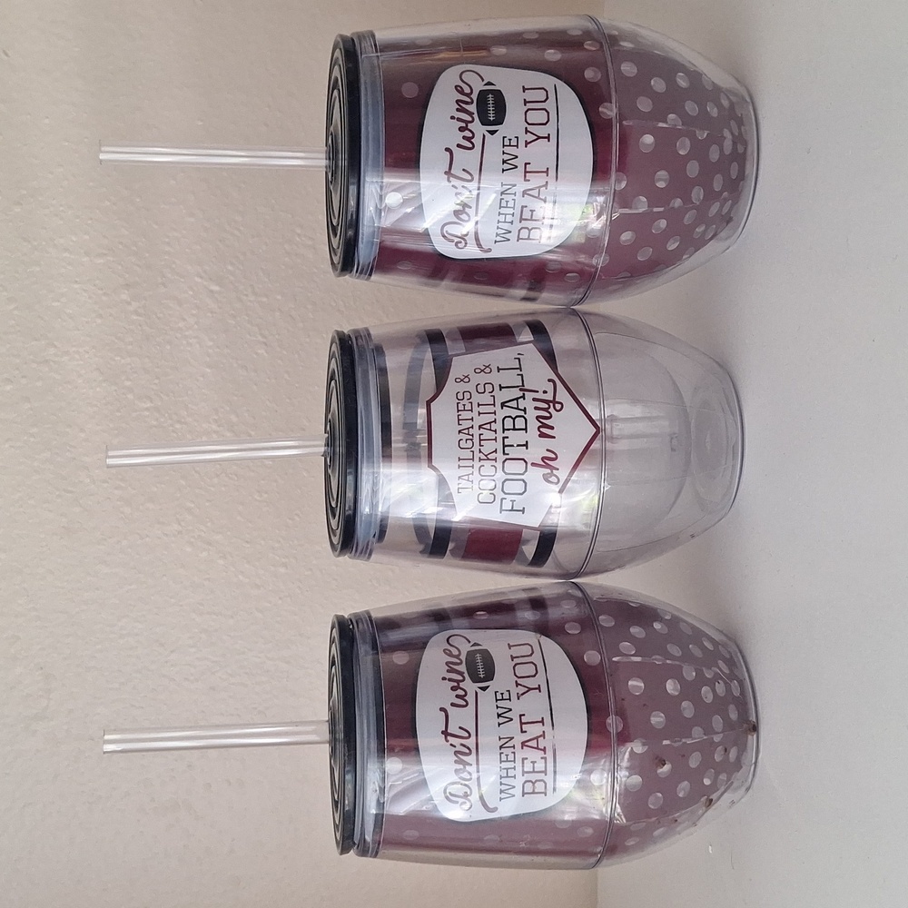 3 NEW Tailgate Tumblers